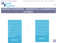 Tablet Screenshot of henwickproperties.co.uk